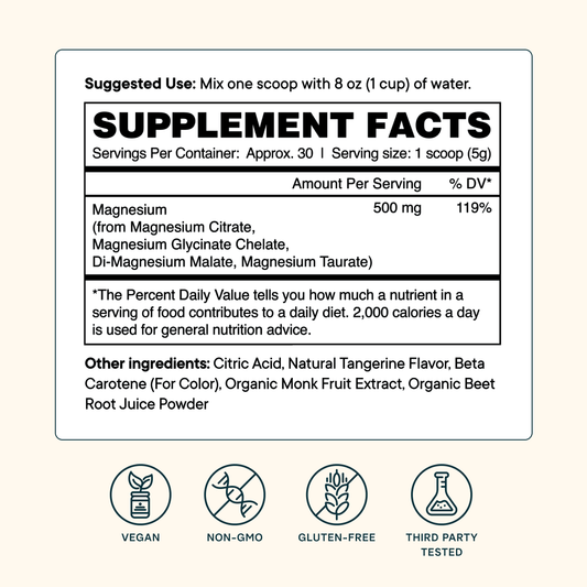 4-in-1 Magnesium Powder Supplement
